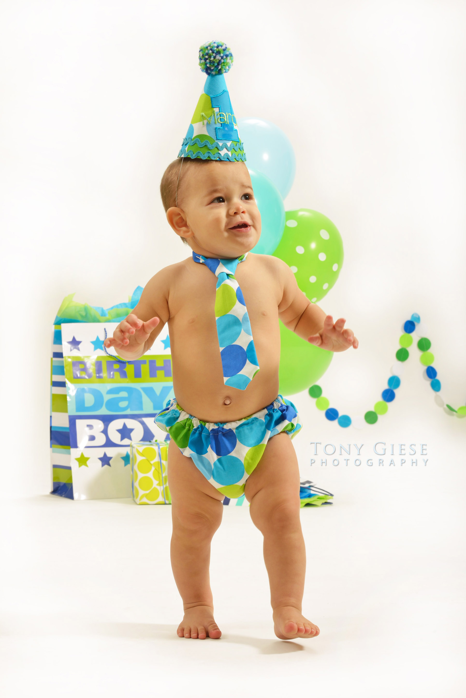 First year birthday photography by Tony Giese Photography