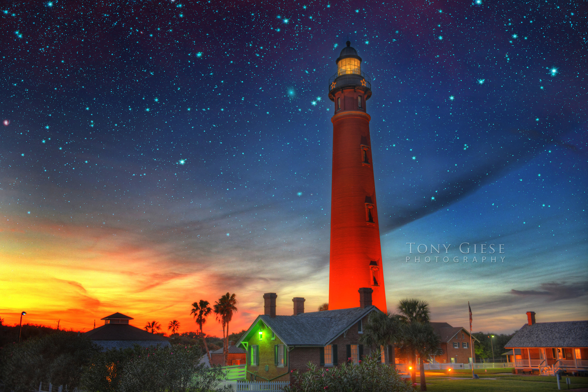Ponce de Leon Inlet Lighthouse, Florida. Photograph by Tony Giese Photography