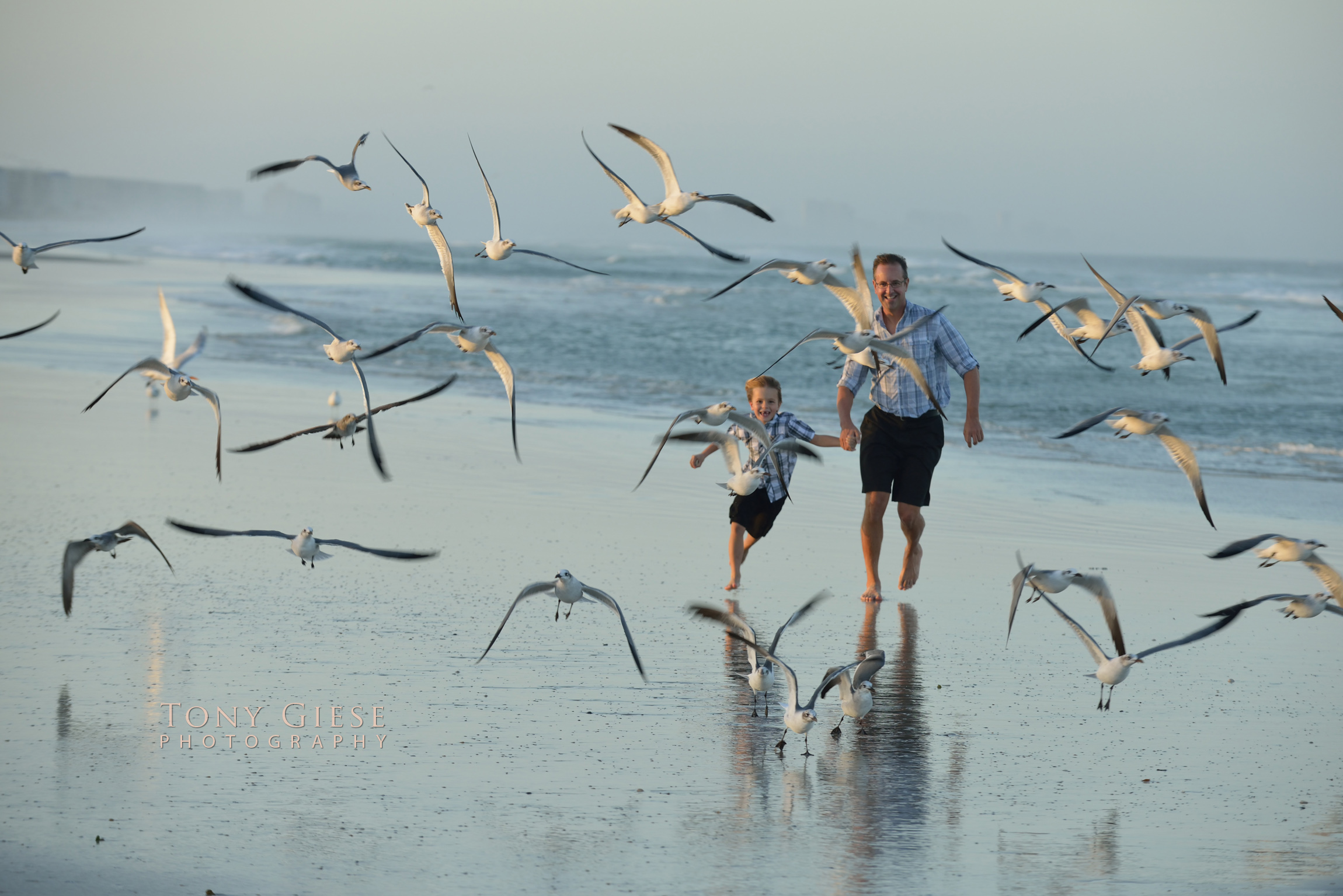 Great moments for candid shots on Daytona Beach, Florida by Tony Giese Photography.